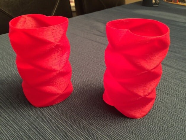 Love And Kisses 3D Printed Vase