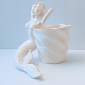 Mermaid Flower Pot 3d Printed