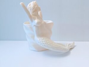 Mermaid Flower Pot 3d Printed
