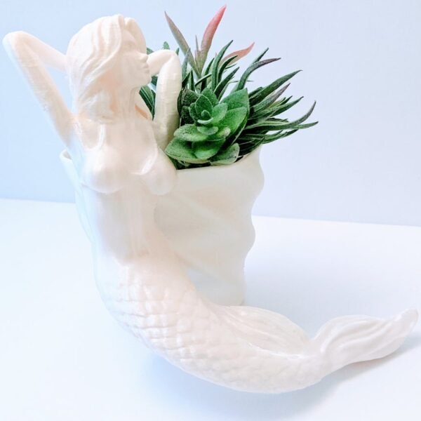 Mermaid Flower Pot 3d Printed