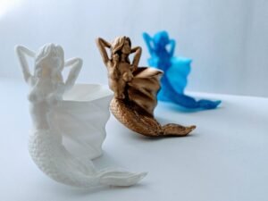 Mermaid Flower Pot 3d Printed