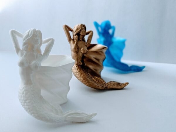 Mermaid Flower Pot 3d Printed