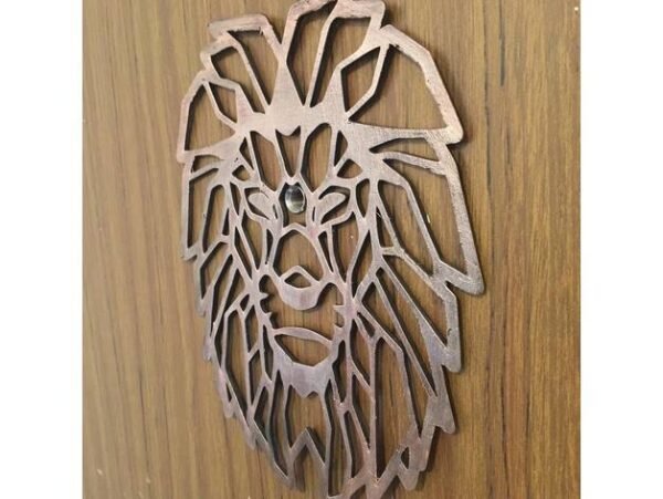 Lion Wall Sculpture 2D