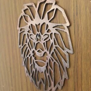 Lion Wall Sculpture 2D