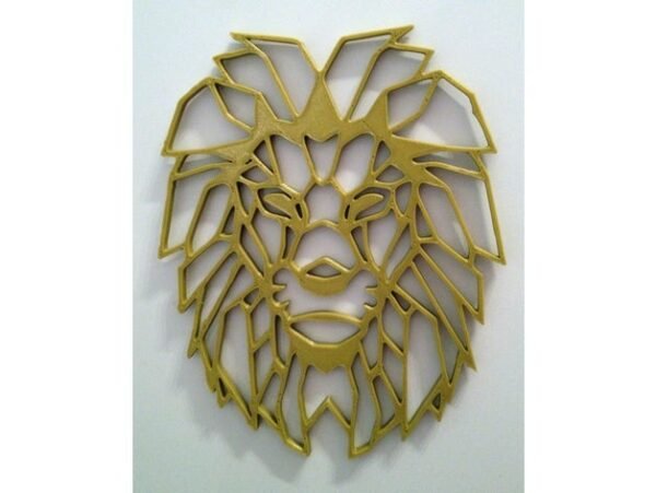 Lion Wall Sculpture 2D