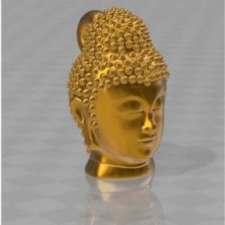 Buddha head keychain