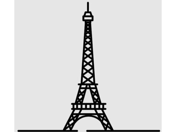 2D Eiffel Tower