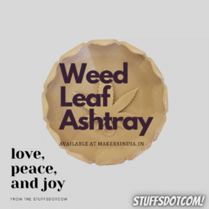 Weed Leaf Ashtray from stuffsdotcom buy online