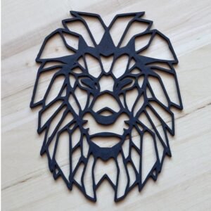 Lion Wall Sculpture 2D