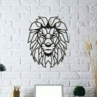 Lion Wall Sculpture 2D