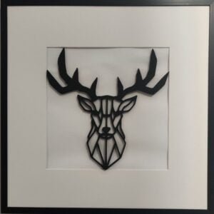 Deer Head 2D Wall Decor