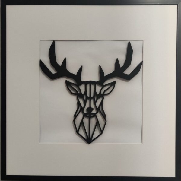 Deer Head 2D Wall Decor