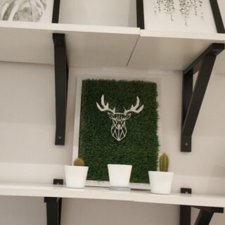 Deer Head 2D Wall Decor