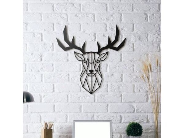 Deer Head 2D Wall Decor