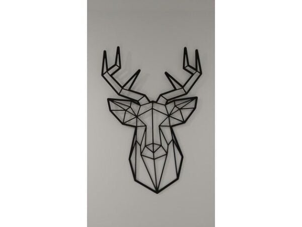 2D Origami Deer Head