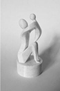 Mother and Child Statue