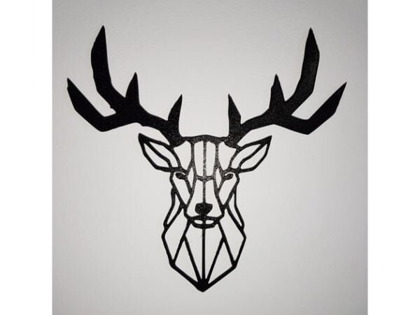 Deer Head 2D Wall Decor