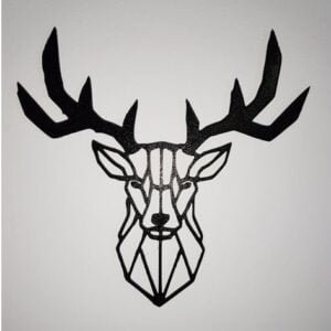 Deer Head 2D Wall Decor