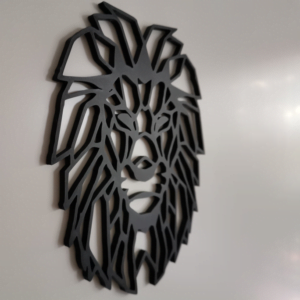 Lion Wall Sculpture 2D