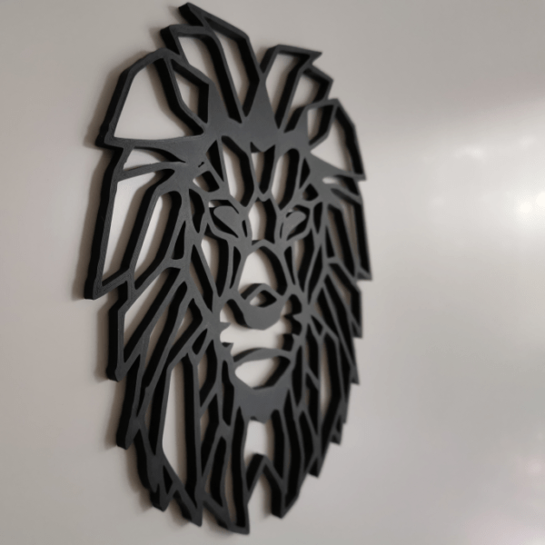 Lion Wall Sculpture 2D