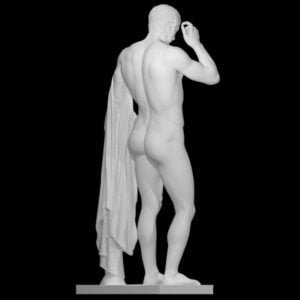 Marcellus as Hermes Logios Statue from Royal Cast Collection at SMK in Denmark