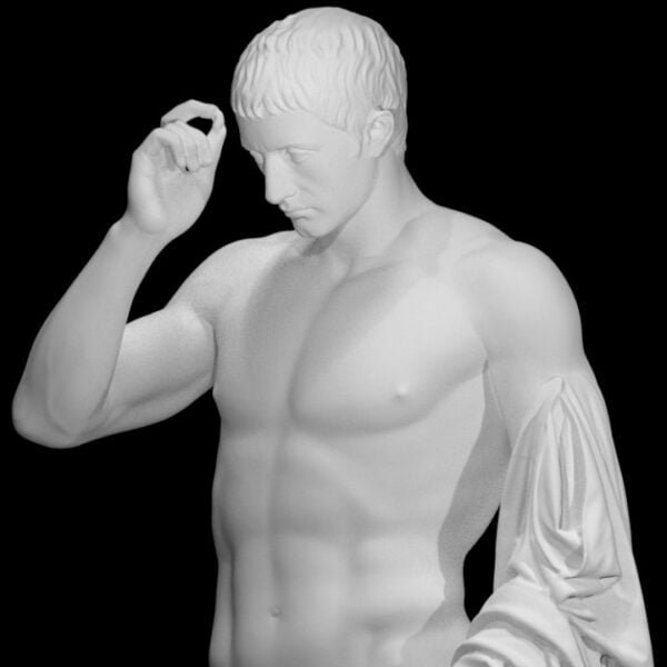 Marcellus as Hermes Logios Statue from Royal Cast Collection at SMK in Denmark