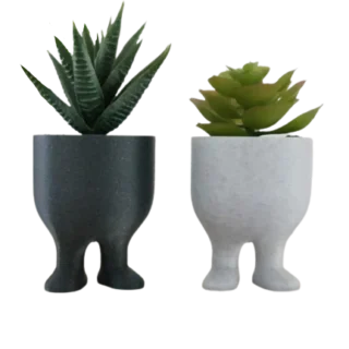 Space Explorer Plant Pot - Planter Pot with legs - Planter for cactus and succulents