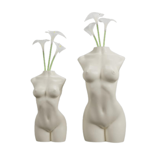 Nude Woman Vase, Woman Body Sculpture