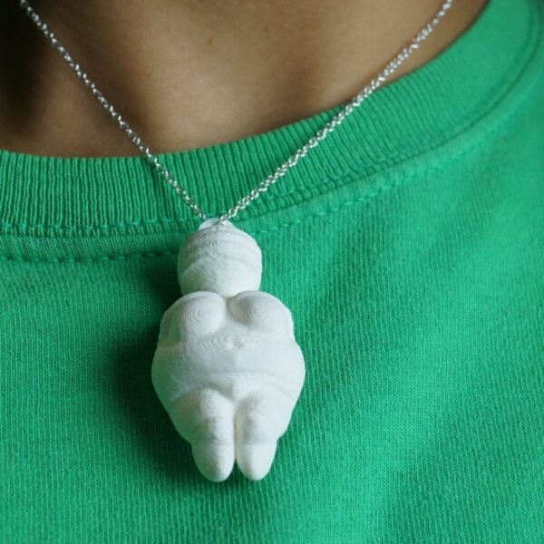 Venus Of Willendorf Pendant - Female Goddess Keychain