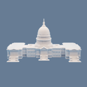 US Capitol Building Replica Washington DC 3d printed