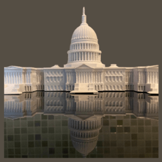 US Capitol Building Replica Washington DC 3d printed