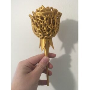 Voronoi Gold Rose for Mother's Day, Valentine's Day, Anniversary, Birthday, etc!
