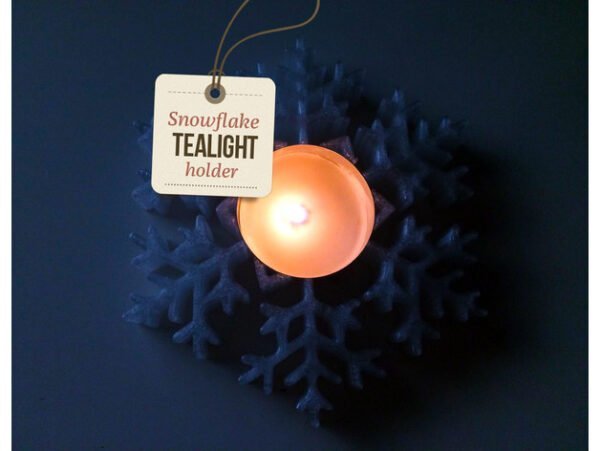 Snowflake Tealight Candle Holder