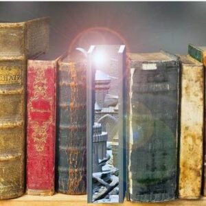 Magic Book With Medieval Castle Bookshelf Insert