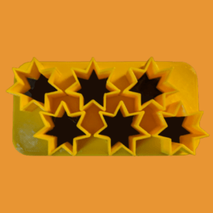 Cookie Cutter Little Stars (7 Teeth) (2x3)