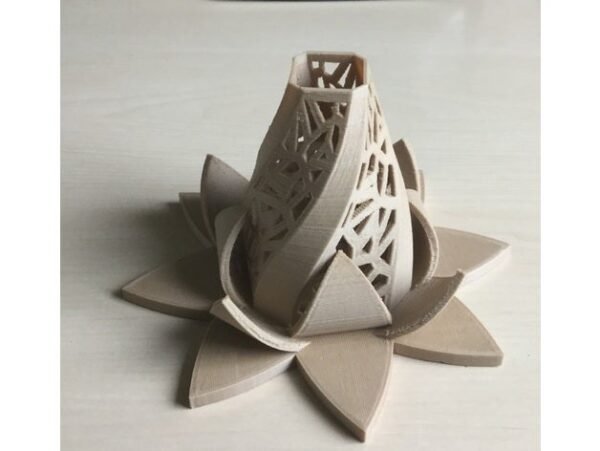 Nested Lotus Blossom Tealight Candle Holder