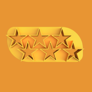 Cookie Cutter Little Stars (5 Teeth) (2x3)