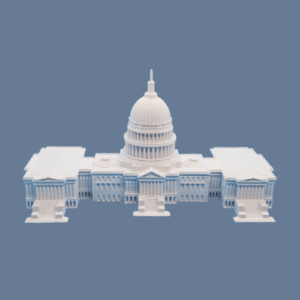 US Capitol Building Replica Washington DC 3d printed