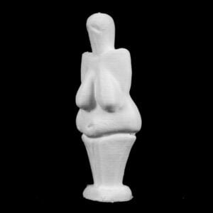 Venus of Dolní Věstonice in The Moravské Zemské Museum, Czech Republic