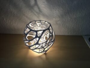 Geometric 3D Printed Lamp