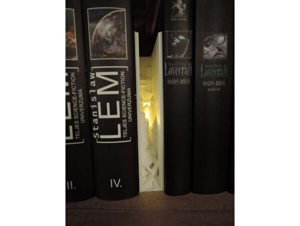 Magic Book With Medieval Castle Bookshelf Insert