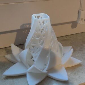 Nested Lotus Blossom Tealight Candle Holder