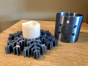 Snowflake Tealight Candle Holder