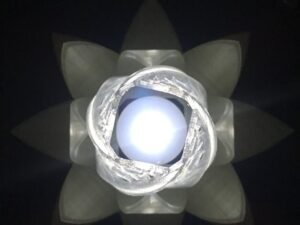 Nested Lotus Blossom Tealight Candle Holder