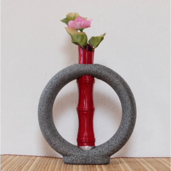 bamboo zen vase 3d printed