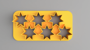 Cookie Cutter Little Stars (7 Teeth) (2x3)