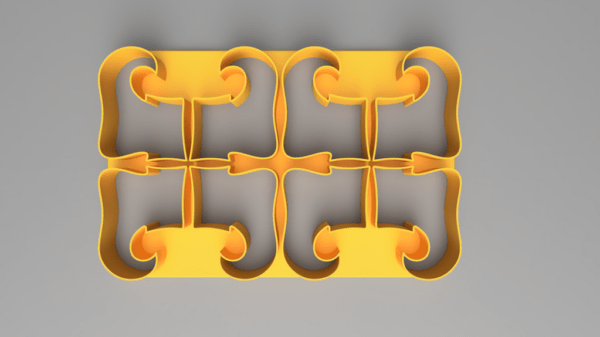 Elf Shoes Cookie Cutter (2x4)