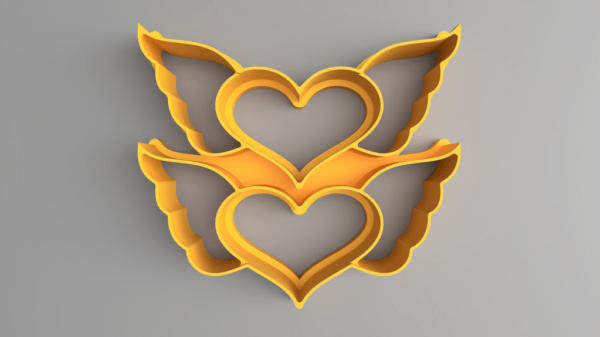 Heart With Wings Cookie Cutter