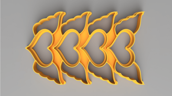 Heart With Wings Cookie Cutter