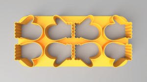 Mittens Cookie Cutters (4x2)